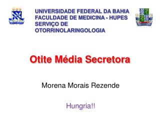 Otite Média Secretora