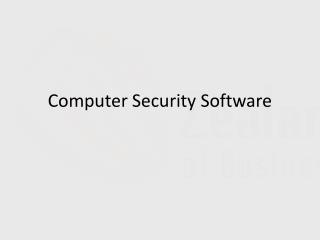Computer Security Software