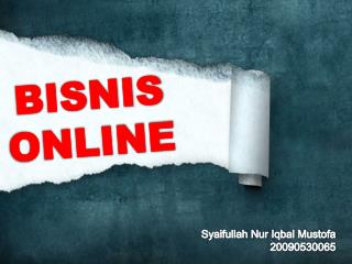 BISNIS ONLINE