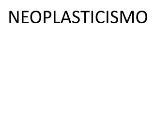 NEOPLASTICISMO