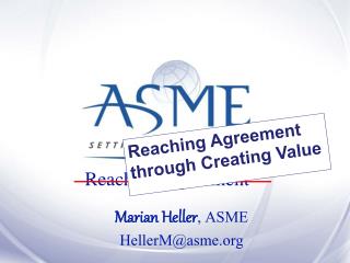 Reaching Agreement