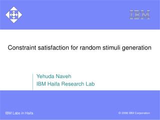 Constraint satisfaction for random stimuli generation