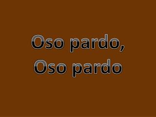 Oso pardo, Oso pardo