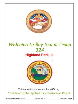 Welcome to Boy Scout Troop 324 Highland Park, IL