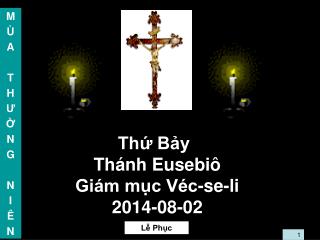 Thứ Bảy Thánh Eusebiô Giám mục Véc-se-li 2014-08-02