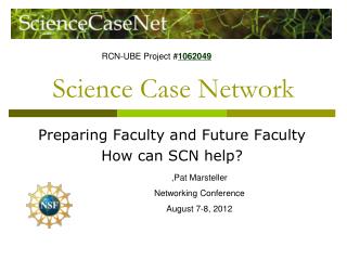 Science Case Network