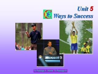 Unit 5 Ways to Success