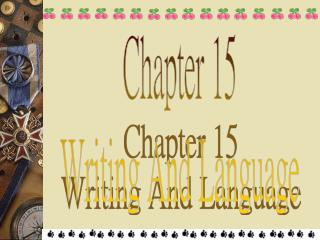 Chapter 15 Writing And Language