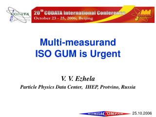 Multi-measurand ISO GUM is Urgent