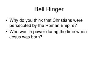 Bell Ringer