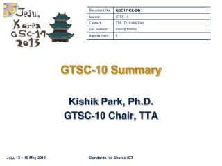 GTSC-10 Summary