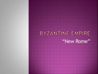 Byzantine Empire