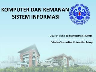 KOMPUTER DAN KEMANAN SISTEM INFORMASI