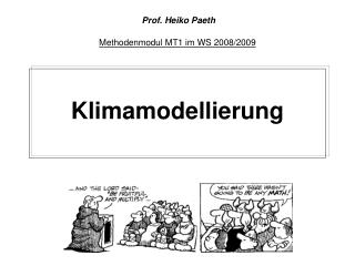 Klimamodellierung