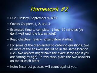 Homework #2