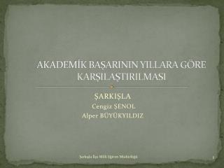 AKADEMİK BAŞARININ YILLARA GÖRE KARŞILAŞTIRILMASI