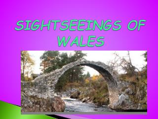 SIGHTSEEINGS OF WALES