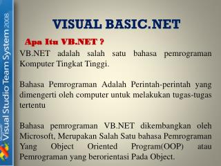 VISUAL BASIC.NET