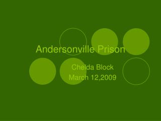 Andersonville Prison