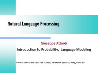 Natural Language Processing