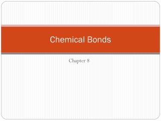 Chemical Bonds