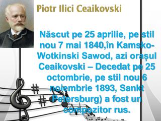 Piotr Ilici Ceaikovski