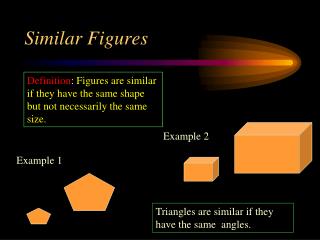 Similar Figures