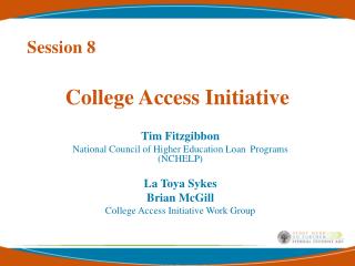 College Access Initiative