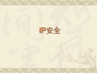 IP 安全