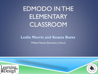 Edmodo in the Elementary Classroom