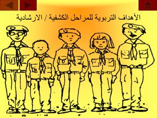 الأهداف التربوية للمراحل الكشفية / الارشادية