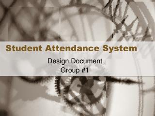 Student Attendance System