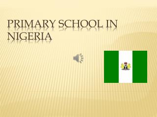 Primary school in Nigeria