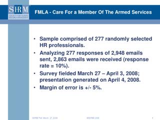 FMLA - Care For a Member Of The Armed Services