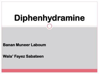 Diphenhydramine