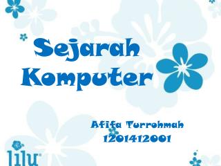 Sejarah Komputer