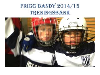 Frigg Bandy 2014/15 treningsbank