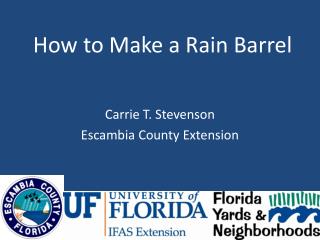 How to Make a Rain Barrel