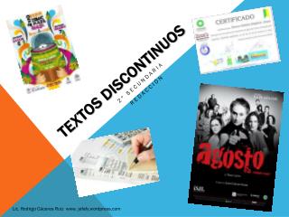 TEXTOS DISCONTINUOS