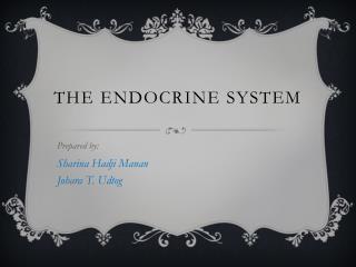 The endocrine system