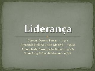 Liderança