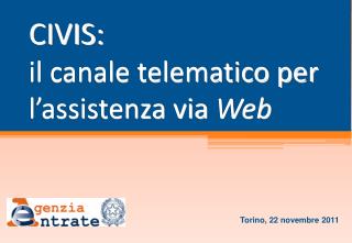 CIVIS: il canale telematico per l’assistenza via Web