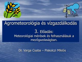 Dr. Varga Csaba – Piskolczi Miklós