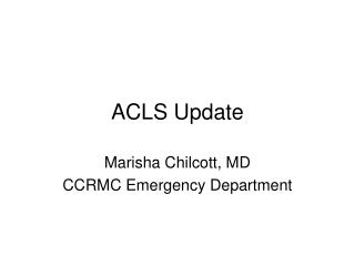 ACLS Update