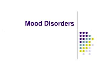 Mood Disorders