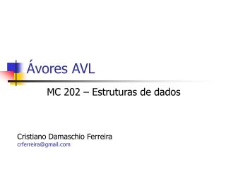 Ávores AVL