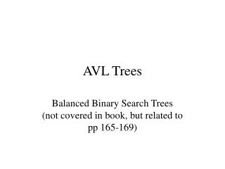 AVL Trees