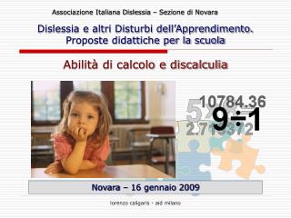 Novara – 16 gennaio 2009