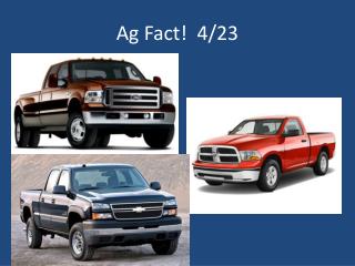 Ag Fact! 4/23