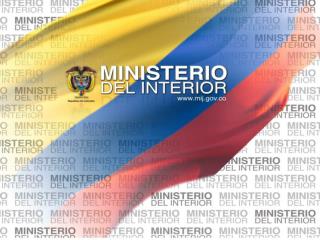 MINISTERIO DEL INTERIOR Dirección para la Democracia,